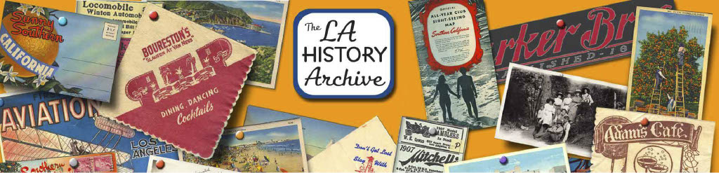 navigation menu image of southern california postcards